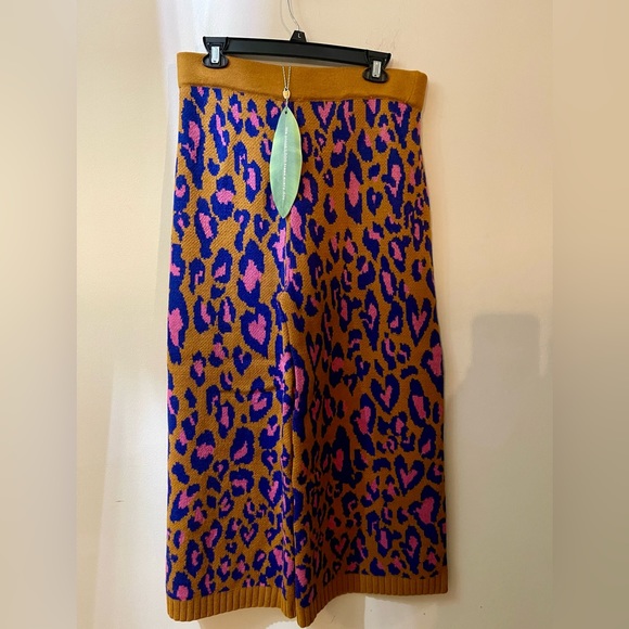 New Farm Rio Leopard Pop Caramel Sweatpants XL - Picture 8 of 11
